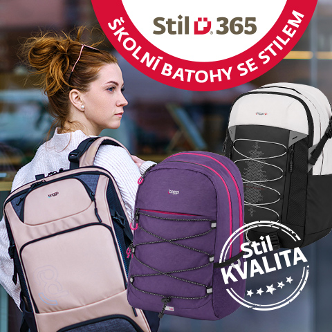 Školní batohy Stil pro starší školáky a studenty