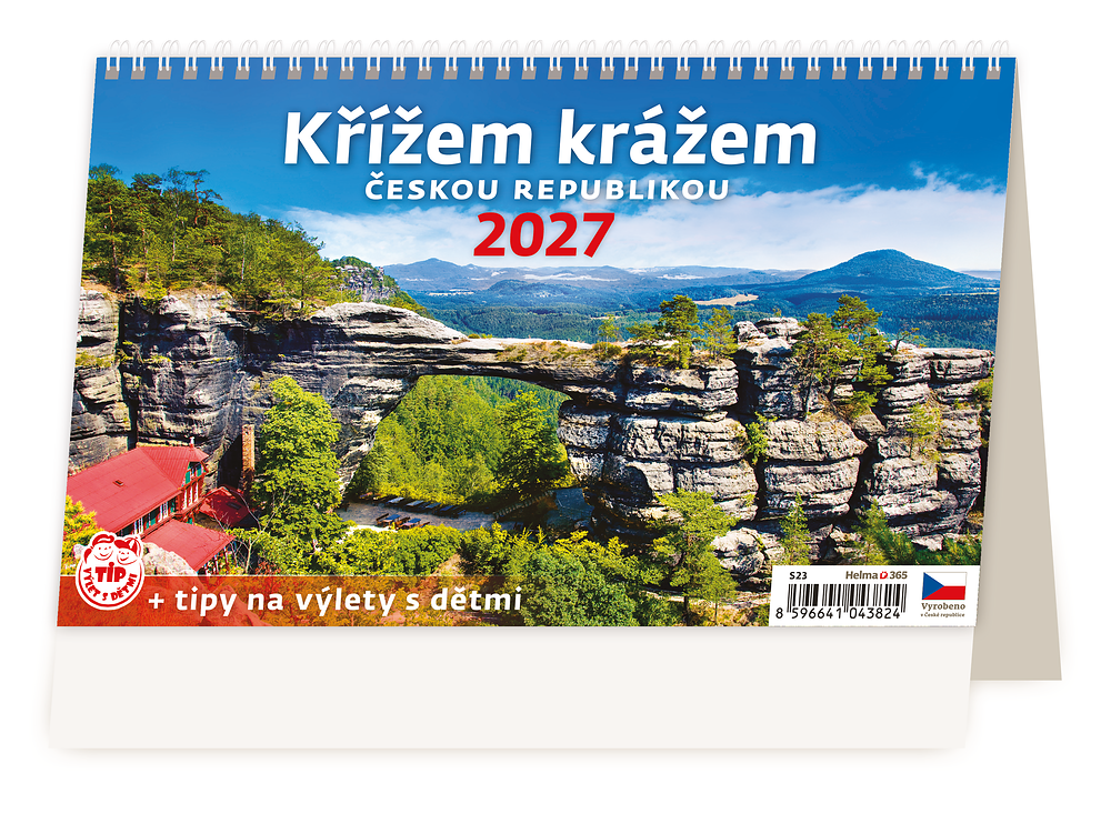 Kalendář Křížem krážem Českou republikou