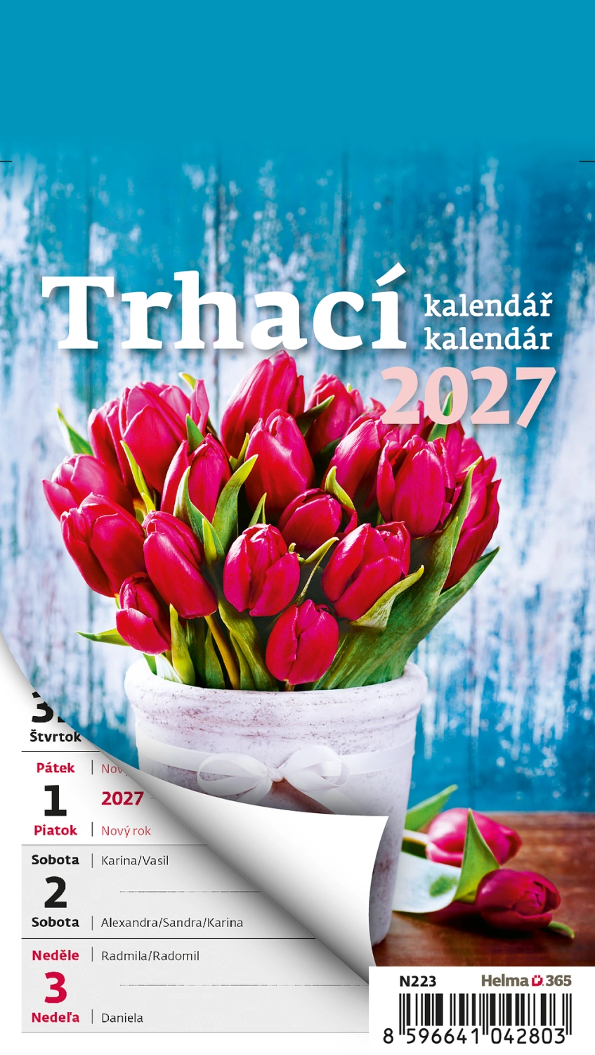 Týždenný trhací kalendár A6