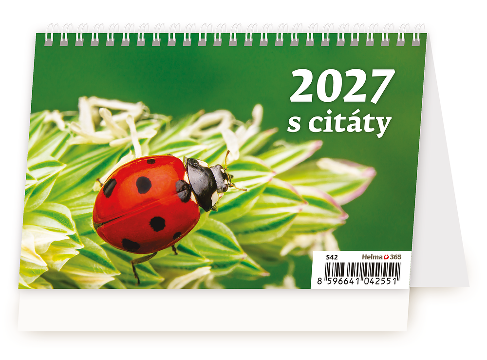 Plánovací kalendář Týdenní "S" s citáty
