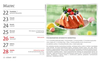 Kalendár Hrnčeková kuchárka