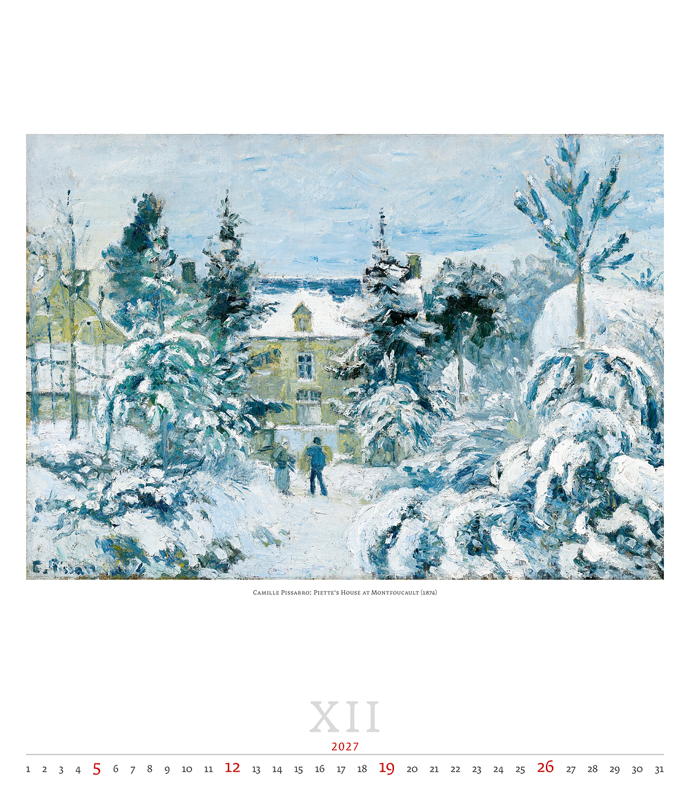Kalendář Impressionism