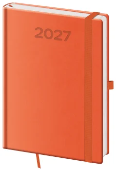 Denní diář A5 Print Pop oranžový
