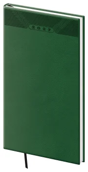 Vreckový diár A6 Print Classic zelený