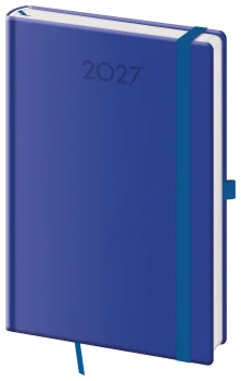 Týždenný diár A5 Print Plus královsky modrý
