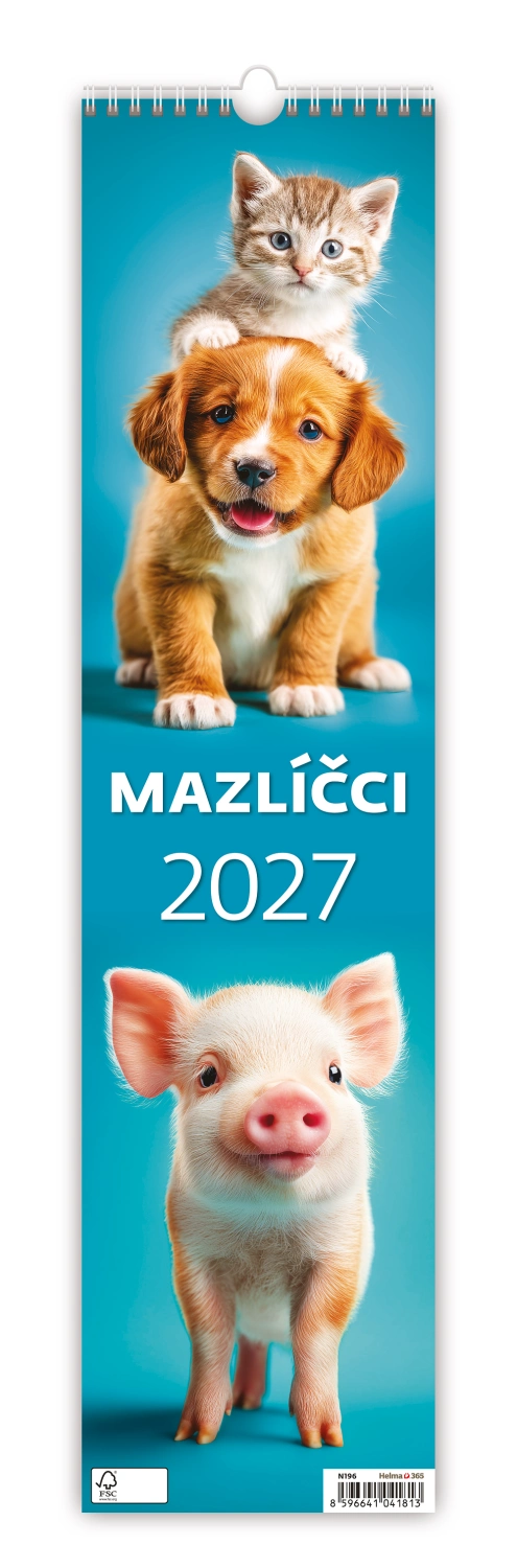 Kalendář Mazlíčci - vázanka