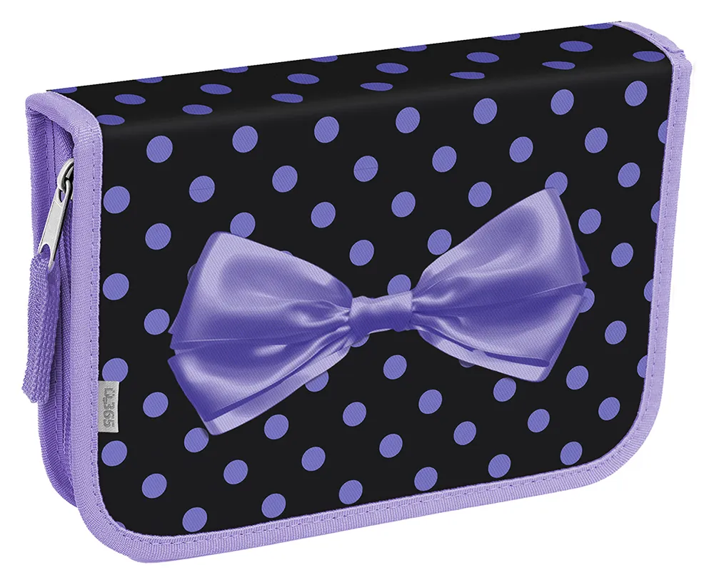 Školní penál jednopatrový Cute bow
