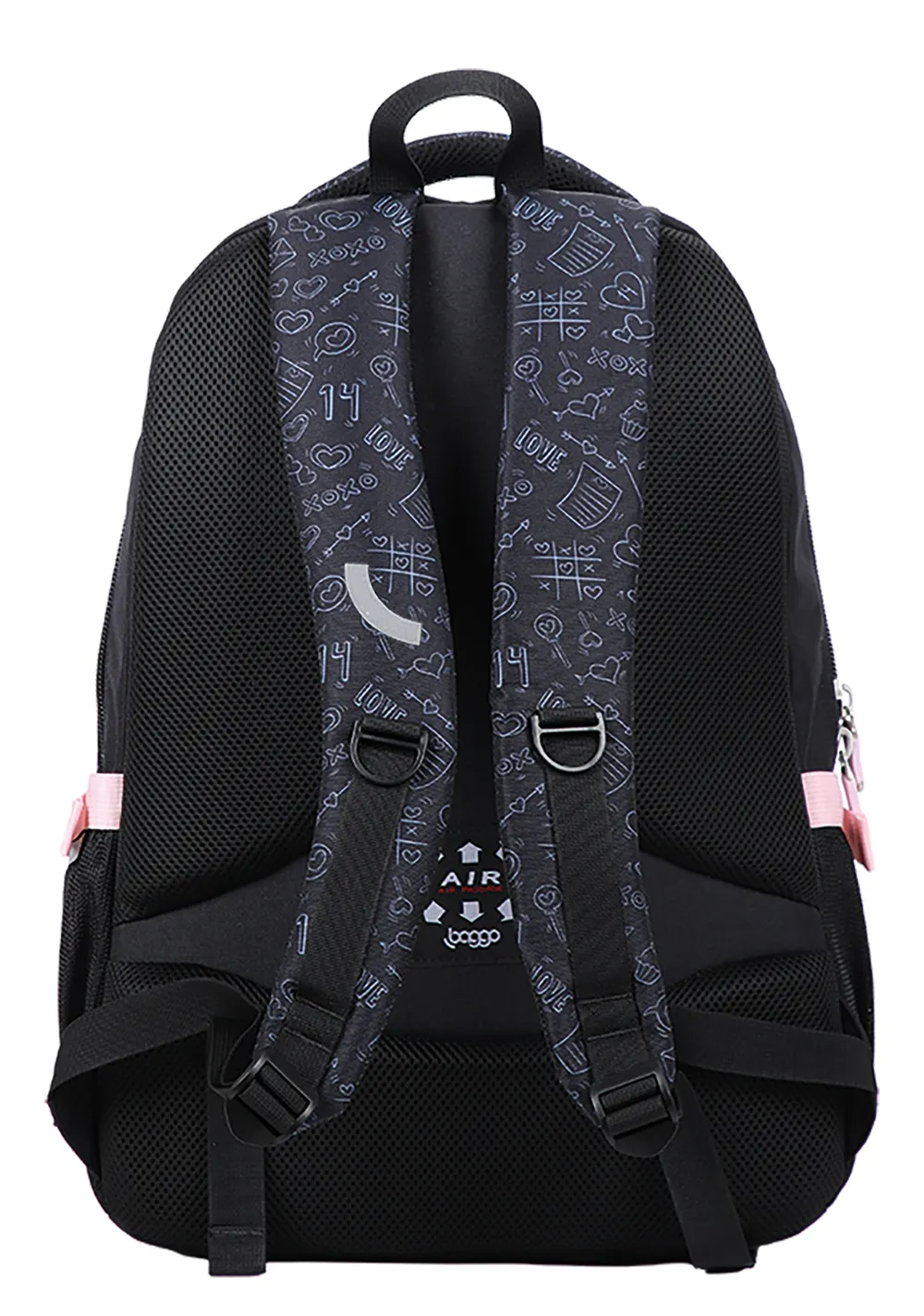 Batoh pro studenty Baggo Groovy Pinky Teenky