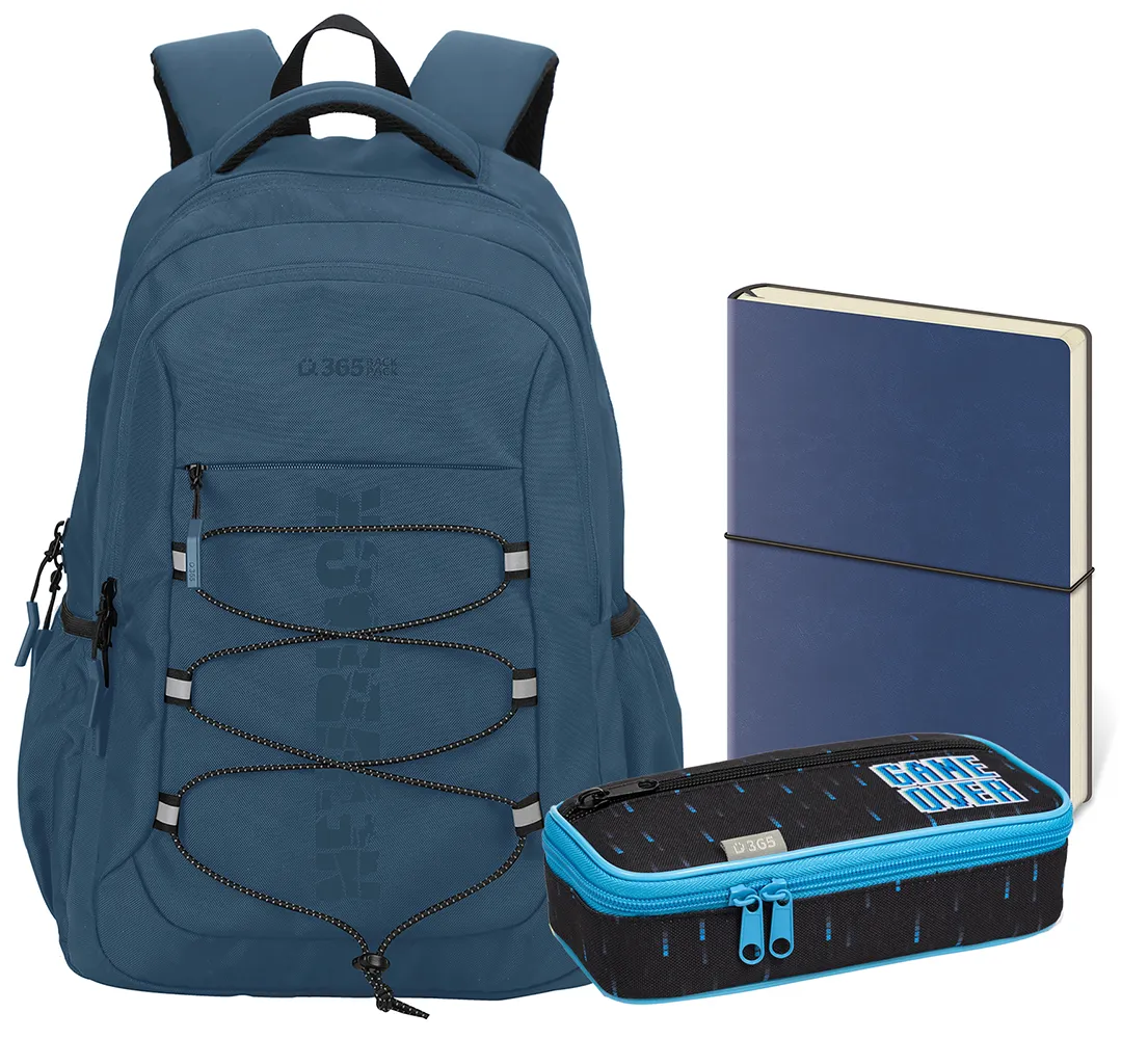 Studentský set Brisk Blue třídílný