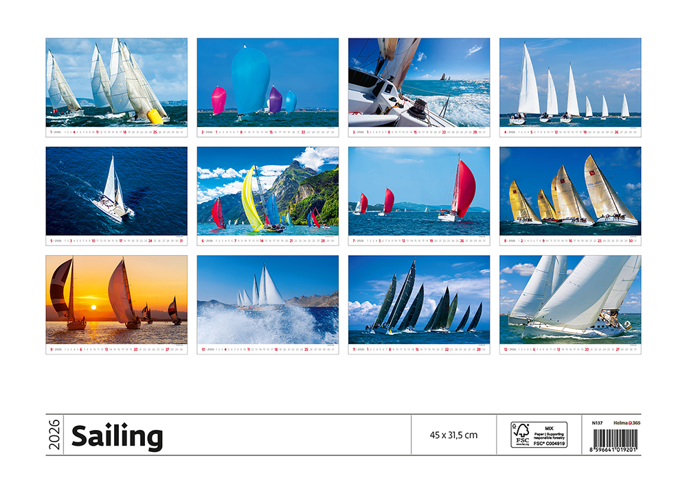 Kalendář Sailing