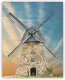 Dřevěný obraz na stěnu Windmill s motivem větrného mlýna Dřevěný obraz na stěnu Windmill s motivem větrného mlýna