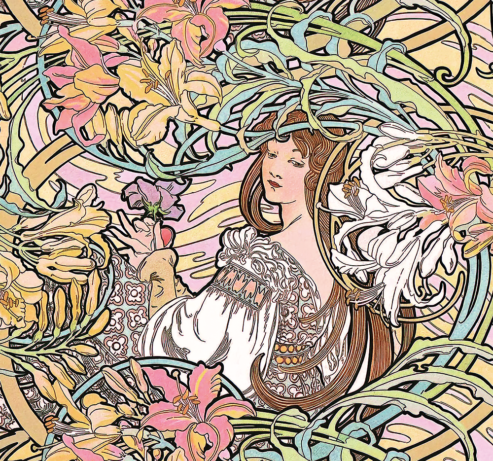Kalendář Alfons Mucha - vázanka