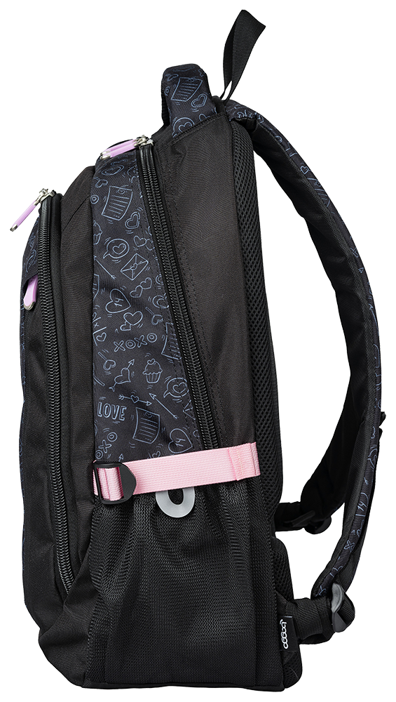 Batoh pro studenty Baggo Groovy Pinky Teenky