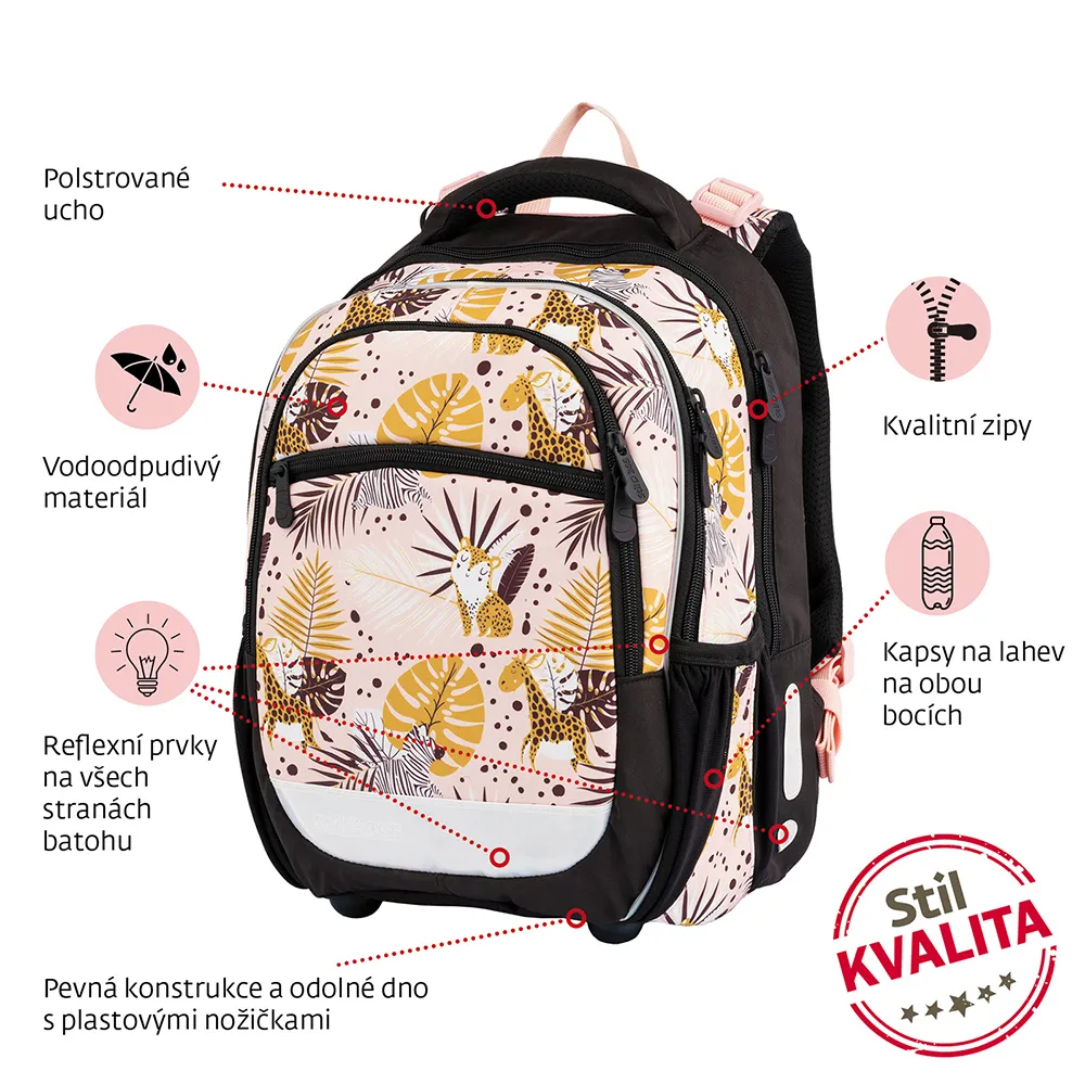 Školní batoh Junior Tropical