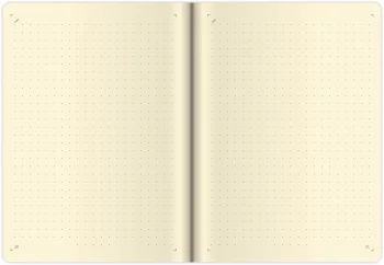 Zápisník Flip M bodkovaný hnedo/hnedý
