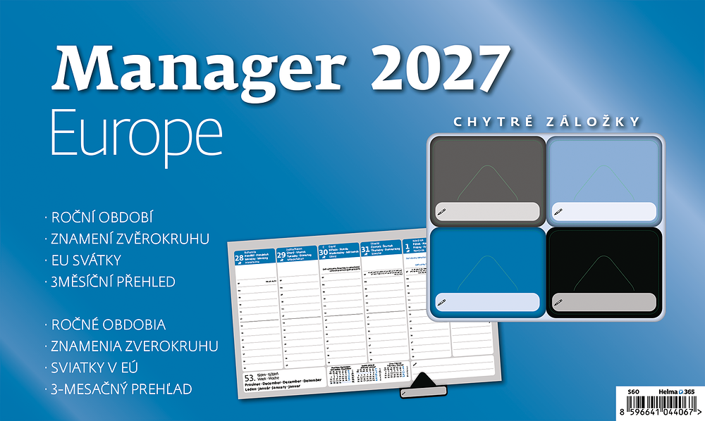 Kalendár Manager Europe