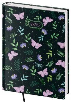 Diář denní B6 Vario Lyra Butterfly