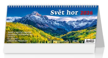 Plánovací kalendář Svět hor