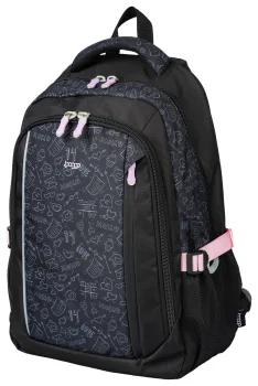 Batoh pro studenty Baggo Groovy Pinky Teenky