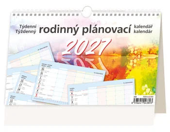 Kalendář Týdenní rodinný plánovací kalendář