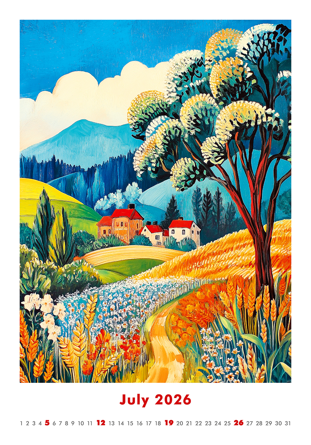 Kalendář Art Naive