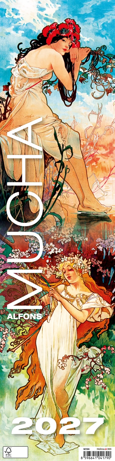 Kalendář Alfons Mucha - vázanka