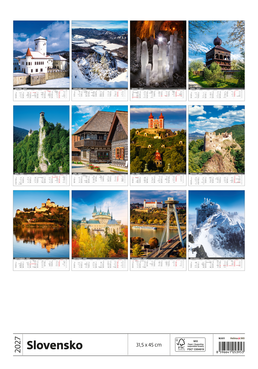 Kalendár Slovensko