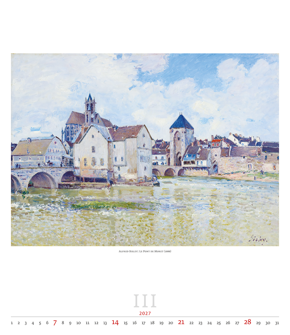 Kalendář Impressionism