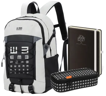 Študentský trojdielny set Flex White