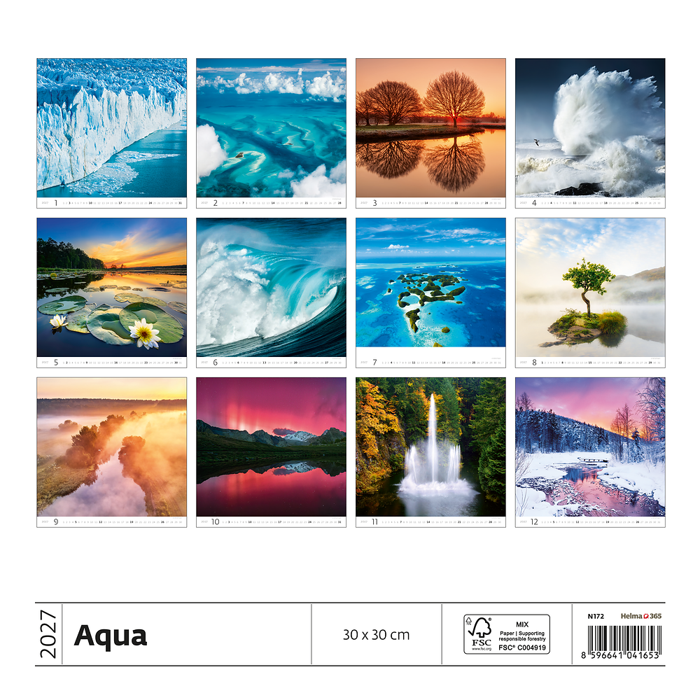 Kalendár Aqua