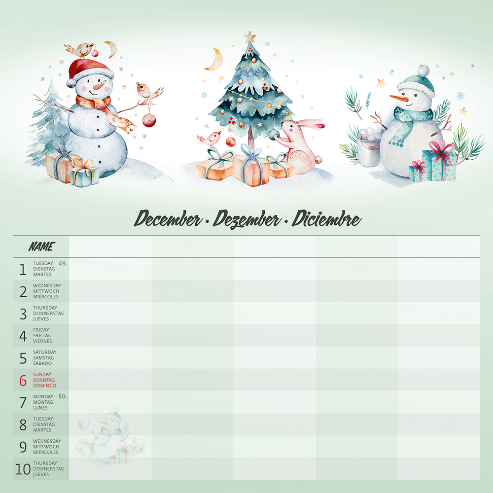 Kalendár Family Planner