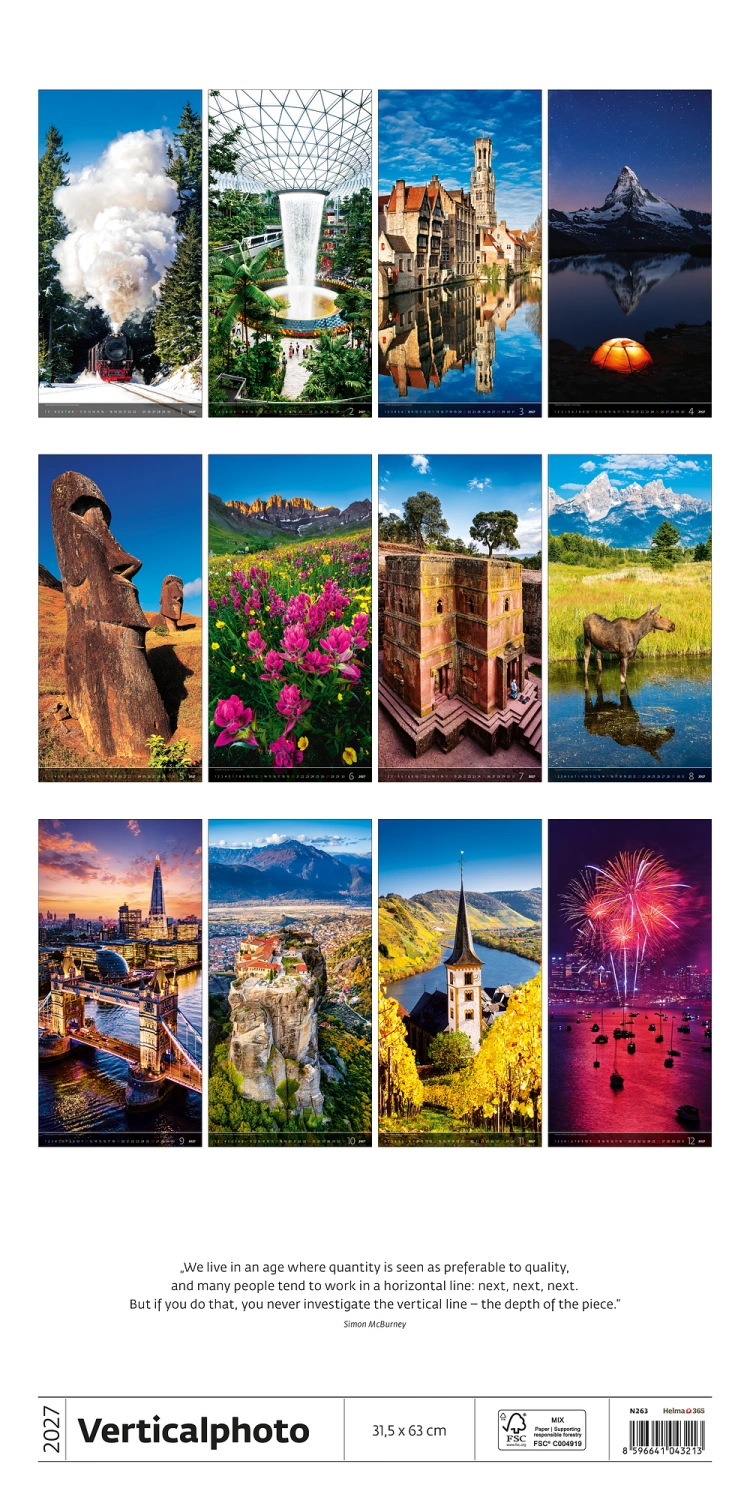 Kalendář Verticalphoto