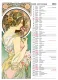Kalendár Alfons Mucha
