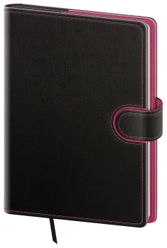 Denní diář A5 Flip antracit/magenta