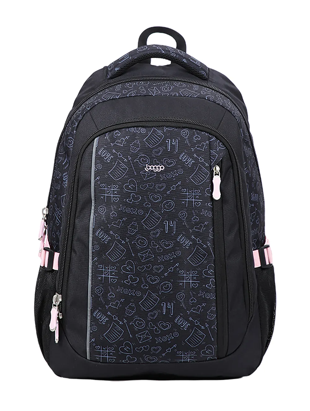 Batoh pro studenty Baggo Groovy Pinky Teenky