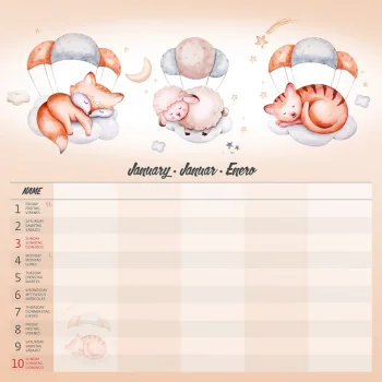 Kalendář Family Planner