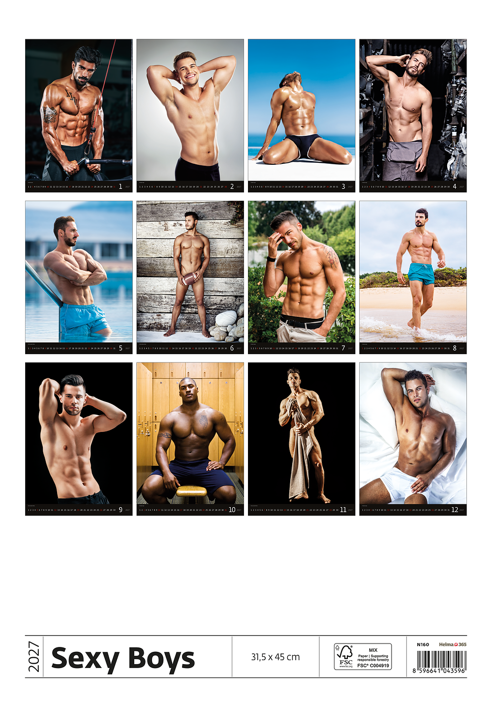 Kalendář Sexy Boys