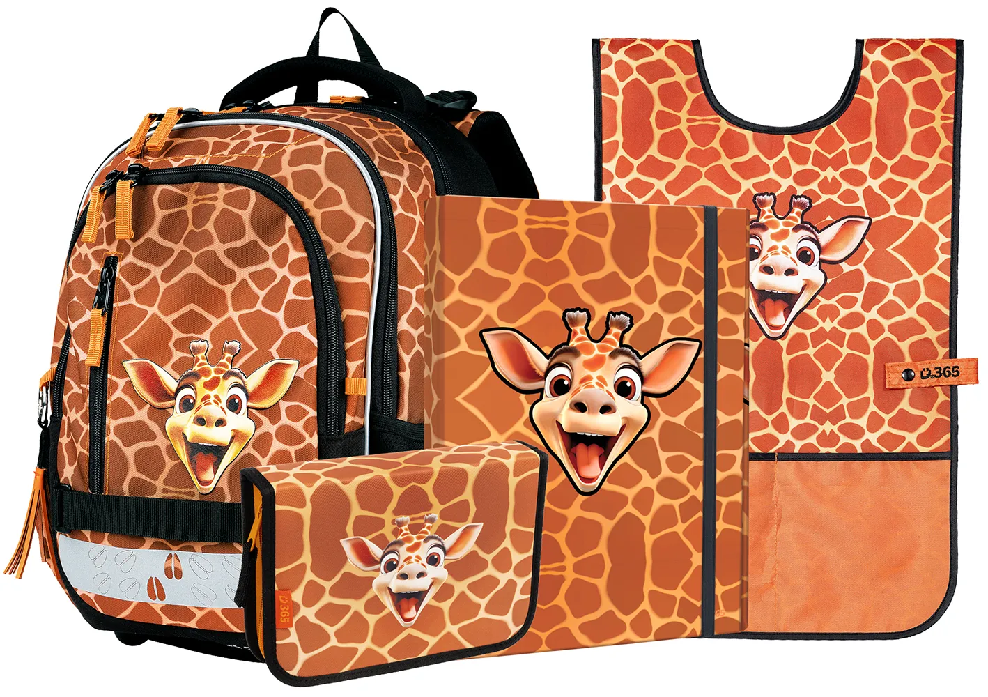 Školní set čtyřdílný Junior Giraffe