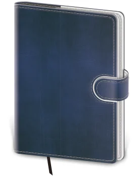 Týdenní diář A5 Flip modro/bílý