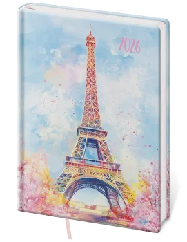 Týdenní diář A5 Vario Lyra Paris