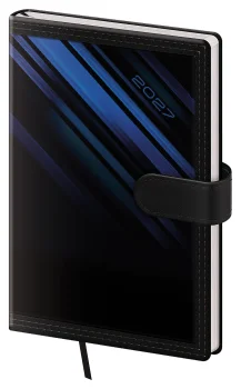 Kapesní diář A6 Tone s magnetem modrý