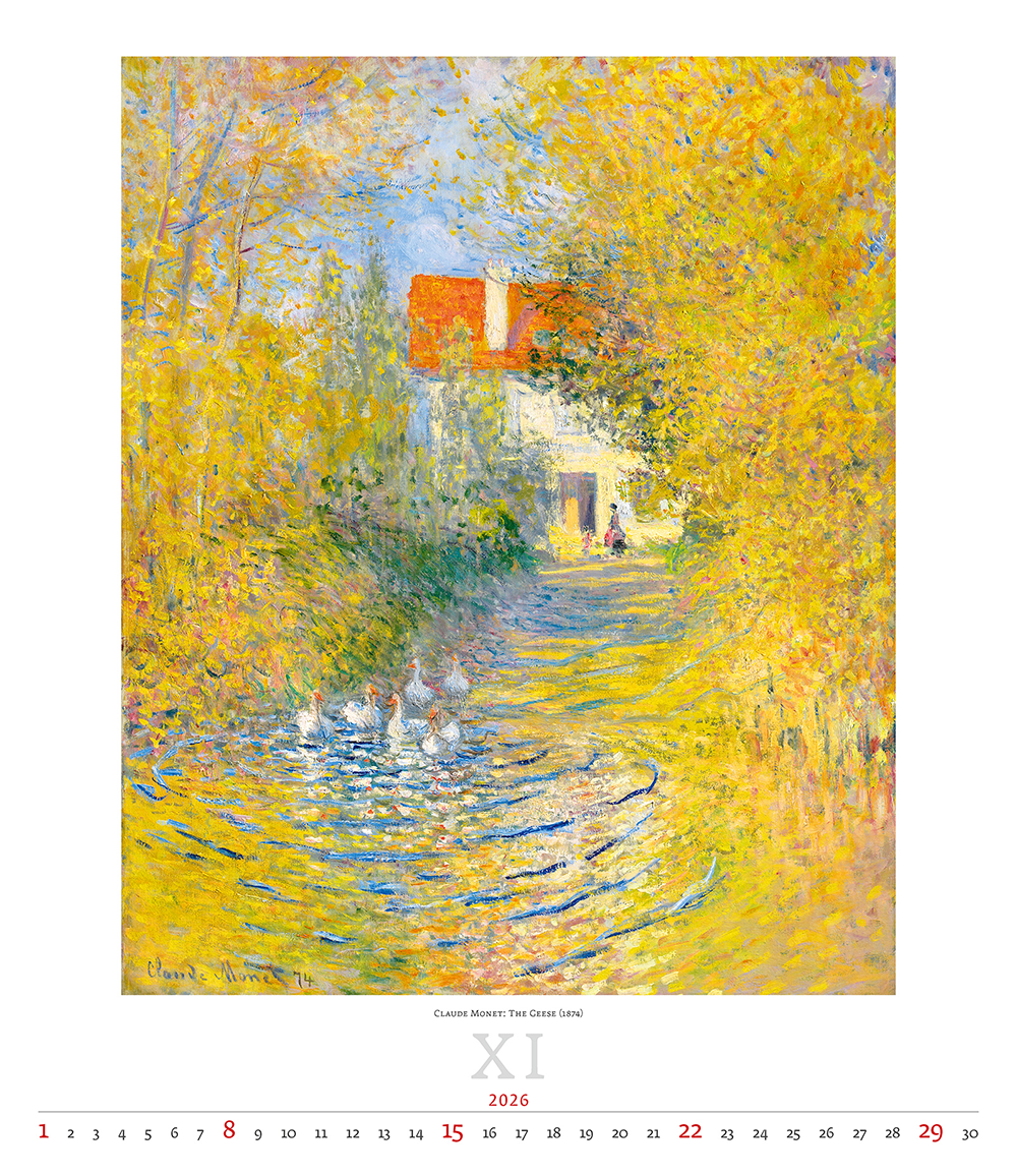 Kalendář Impressionism
