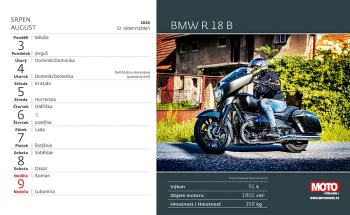 Kalendář Motorky