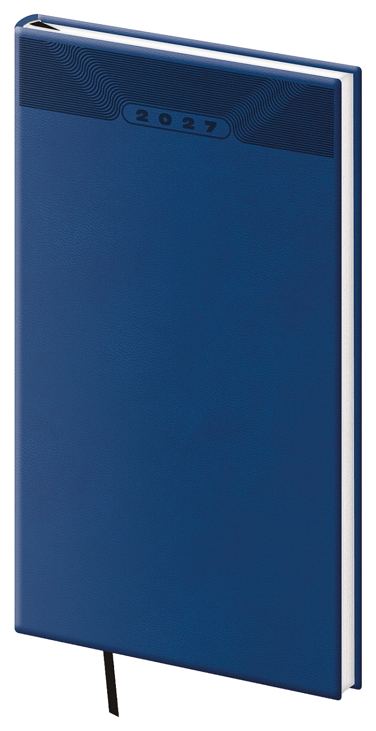 Kapesní diář A6 Print Classic modrý