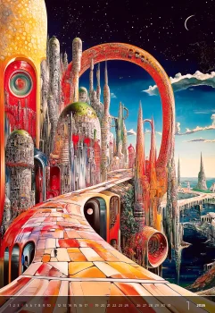 Kalendář Surreal New Worlds