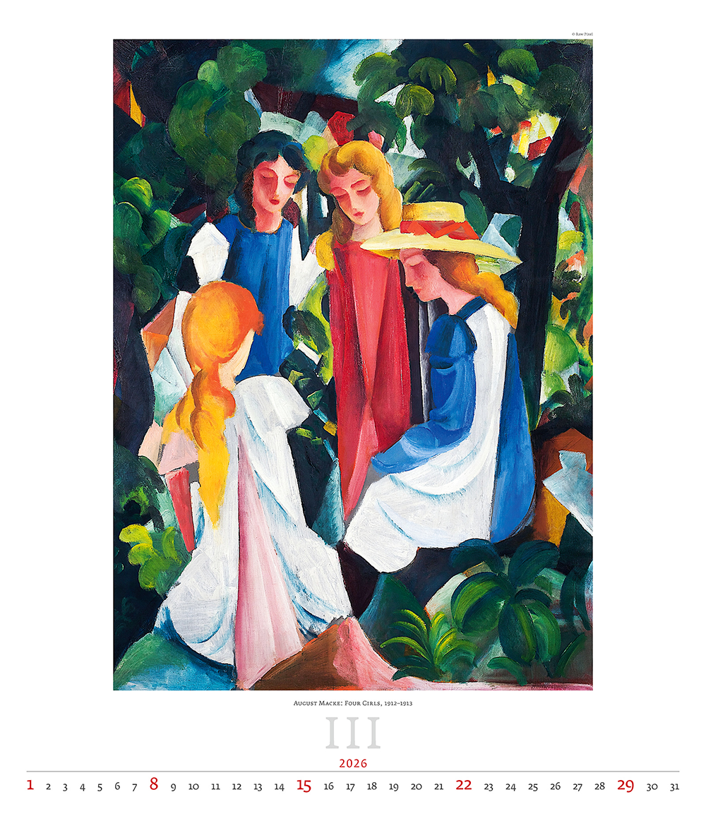 Kalendář Expressionism