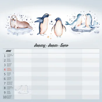 Kalendář Family Planner