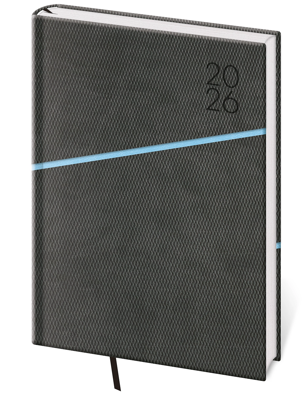 Týdenní diář A5 Grife šedo/modrý