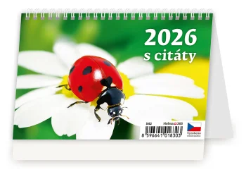 Plánovací kalendář Týdenní "S" s citáty