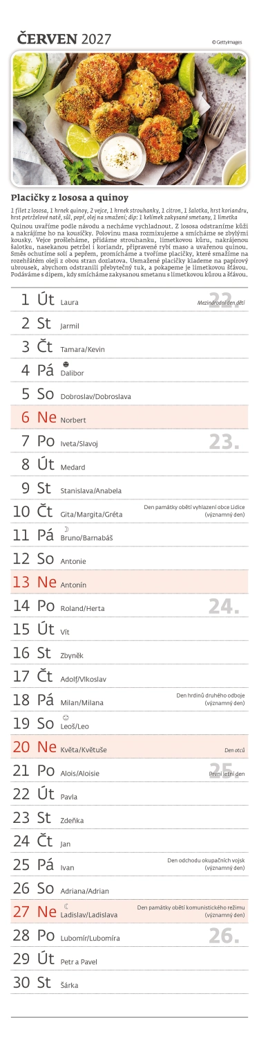 Kalendář Hrníčková kuchařka - vázanka